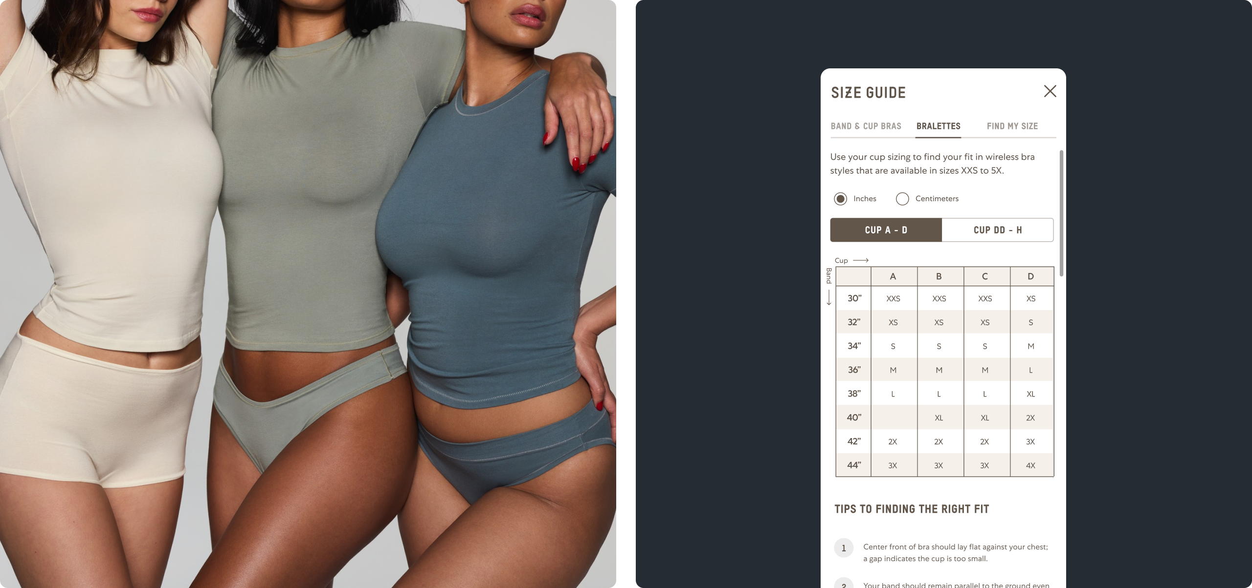 mobile-first approach, e-commerce design on 3 phones